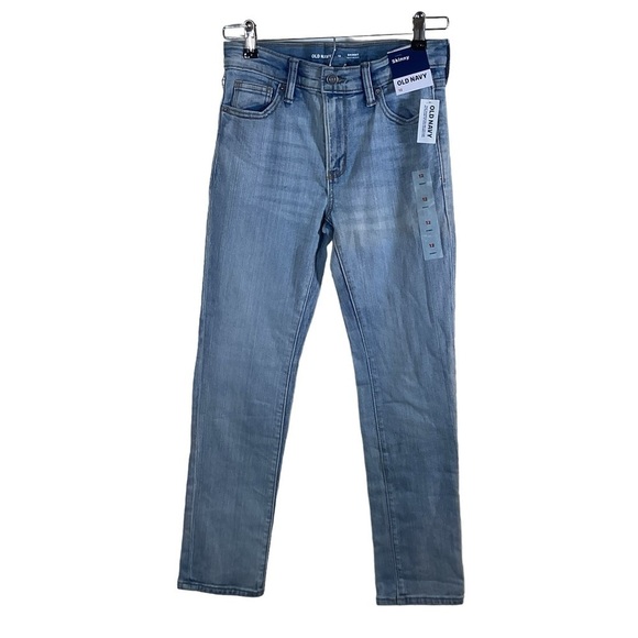 Old Navy Other - Old Navy NWT Skinny Built In Flex Boys Denim Distressed Jeans.   Size 12